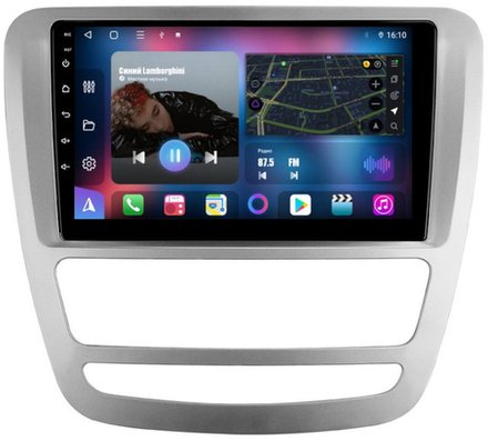 Магнитола Sollers ST6 (взамен монохром экрана), JAC T6 - FarCar BM9570 на Android 13, QLED, ТОП процессор, 4Гб+32Гб, CarPlay, 4G SIM-слот