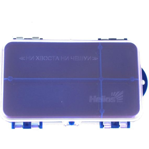 Коробочка для оснастки Helios двухсторонняя (синяя)