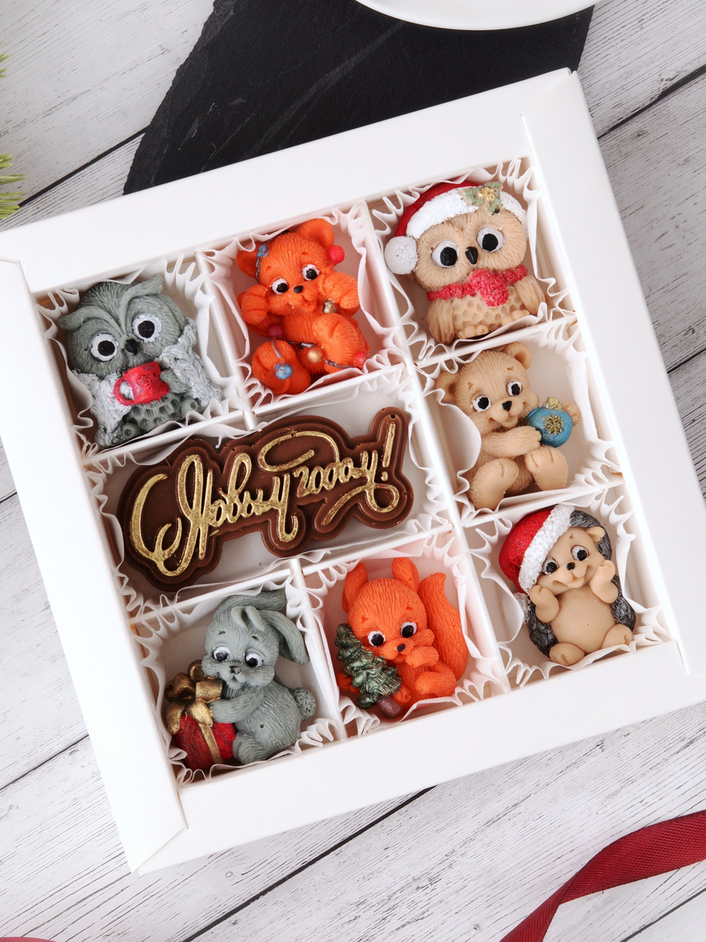 Сладкий новогодний подарок "Новогодняя сказка" #2 / Подарок из шоколада на новый год