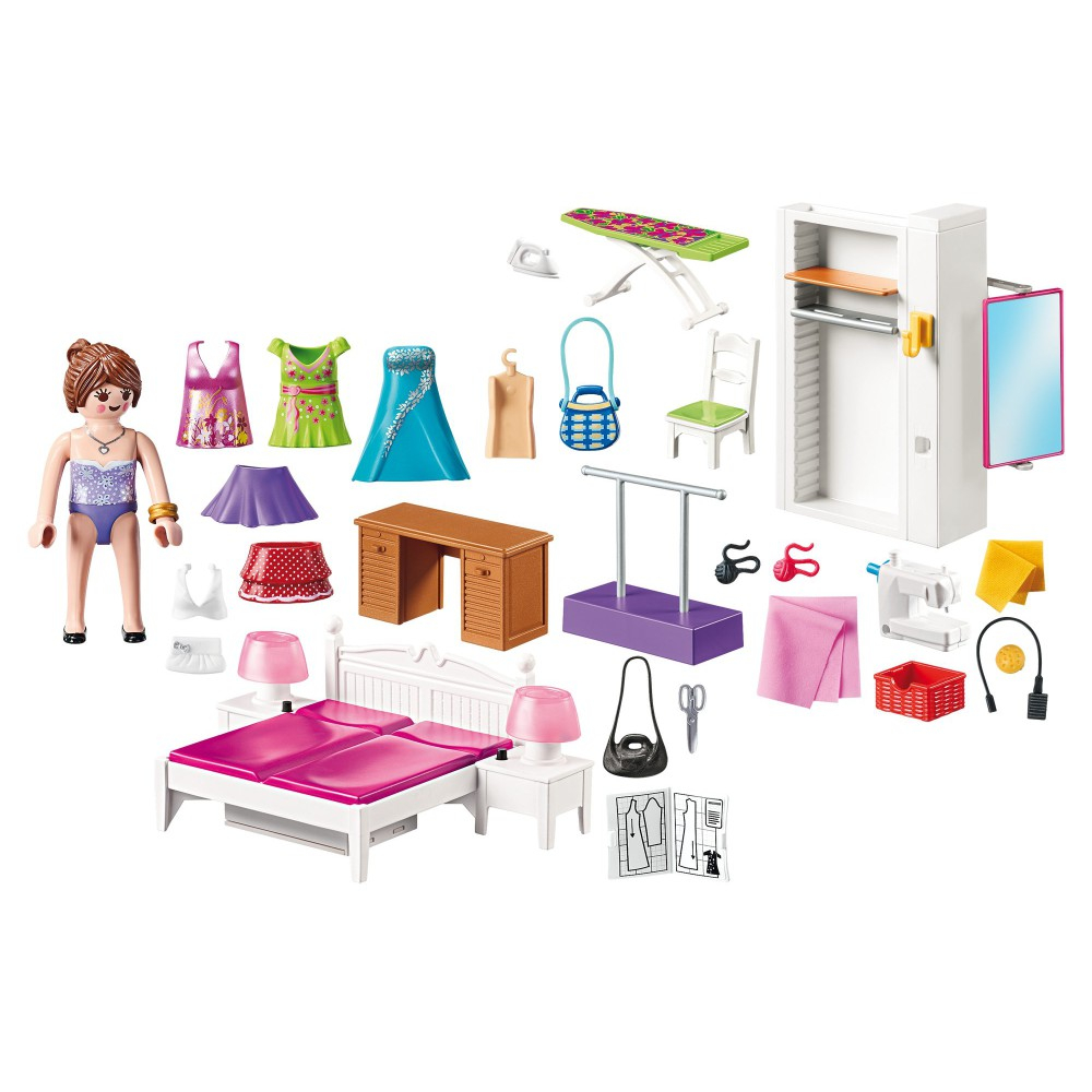 Playmobil 70208 Спальня с уголком для шитья 67 деталей — фото 2