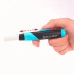 Ластик выдвижной Brauberg Rewind, прямоугольный 112х21х24мм, полимер, пласт. держатель, ассорти