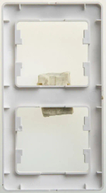 GLOSSA 2-постовая РАМКА, вертикальная, ПЕРЛАМУТР