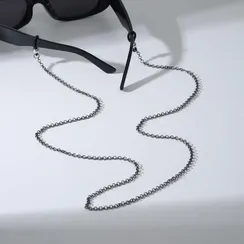 Цепочка для очков "Эстетика" №70, цвет серый