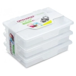 Органайзер Фолди малый 170мм набор 3 шт прозрачный С759ПРО (комплект 12 шт)