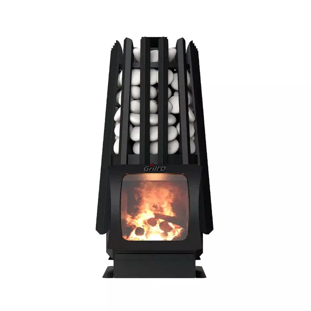 Дровяная банная печь Grill'D Cometa Vega 350 Short Window Max Pro