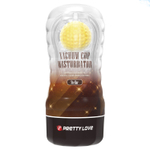 Прозрачный текстурированный мастурбатор Vacuum Cup Masturbator Stellar