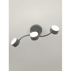 Светильник настенно-потолочный спот Rivoli   7077-703 3хGX53 15 Вт поворотный