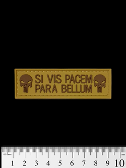 Шеврон Punisher. Si Vis Pacem Para Bellum PVC. Койот