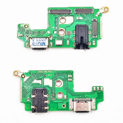 Шлейф для Infinix Note 12 VIP плата на системный разъем/разъем гарнитуры/микрофон