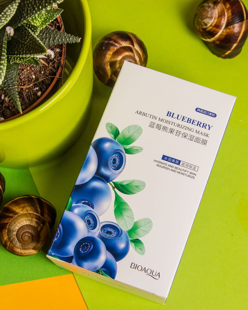 Ночная маска для лица с черникой, 4мл