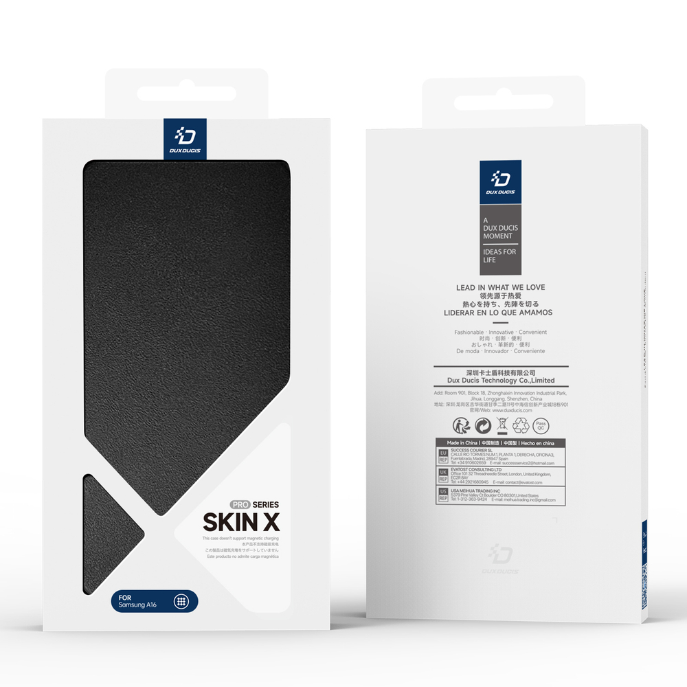 Чехол книжка для смартфона Samsung Galaxy A16 5G и 4G, серия Skin X Pro Series Case