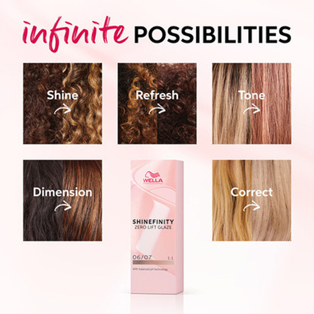 Wella Shinefinity 06/43 Гель-крем краска Багряный Рассвет