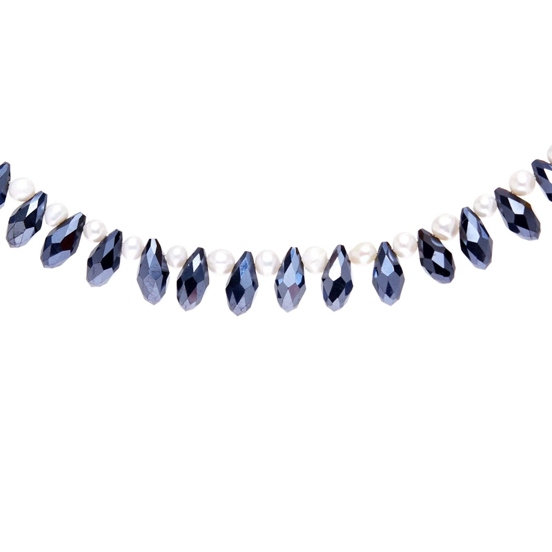 Колье Жемчужный Кристалл – Чёрное