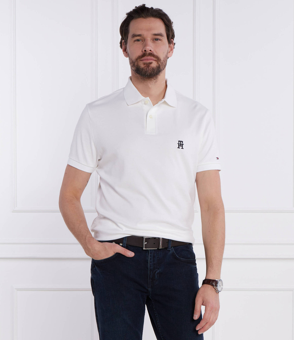 Поло Tommy Hilfiger - белый(MW0MW33579)
