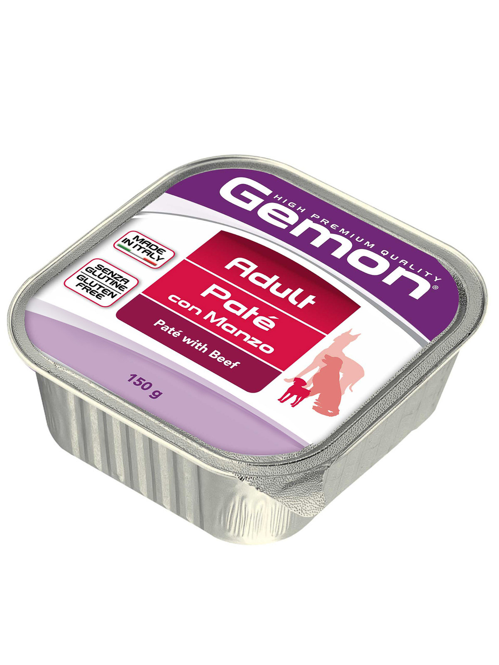 Влажный корм Gemon Dog для взрослых собак, паштет с говядиной 150 г