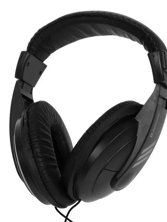 Наушники Defender Gryphon 751, полноразмерные, 100 дБ, 32 Ом, 3.5 мм, 2 м, чёрные