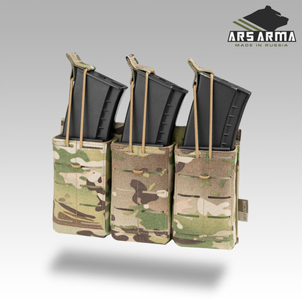 Подсумок Штурмовой 2.0 на 3 магазина LC ARS ARMA