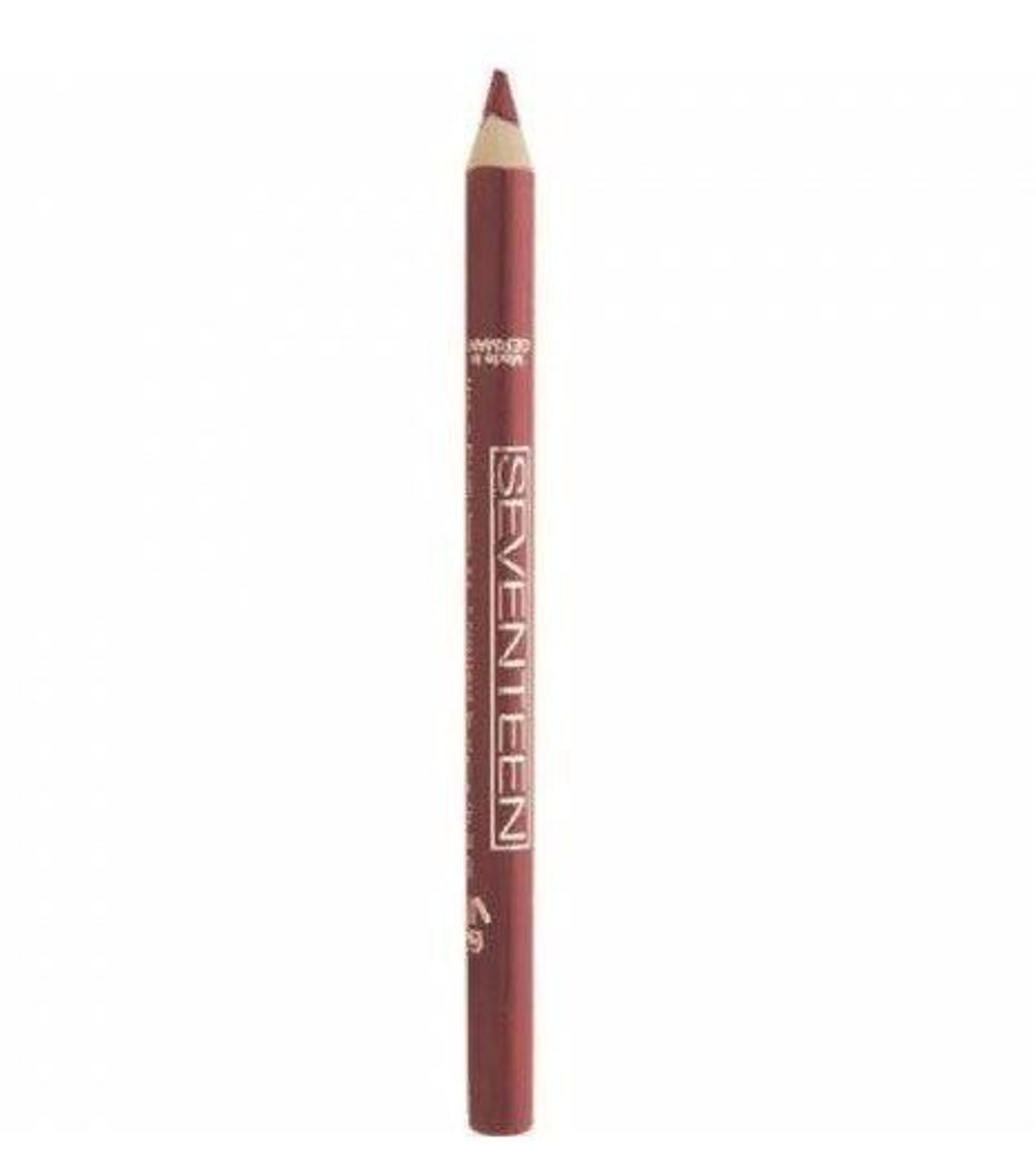 Seventeen Карандаш для губ Super Smooth W/P Lip Liner, с витамином Е, водостойкий, тон №10, Томат, 1 гр