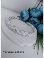 Вязанный жгут из бисера, лариат, чокер