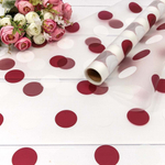 Пленка В рулоне 10 м х 58 см горох (Красный)