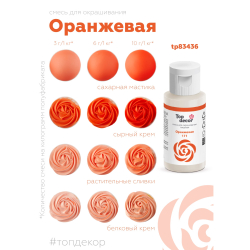 Пищевой краситель гелевый "Оранжевый"