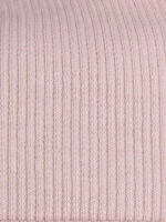 Шапка с ушками для девочки трикотажная на завязках