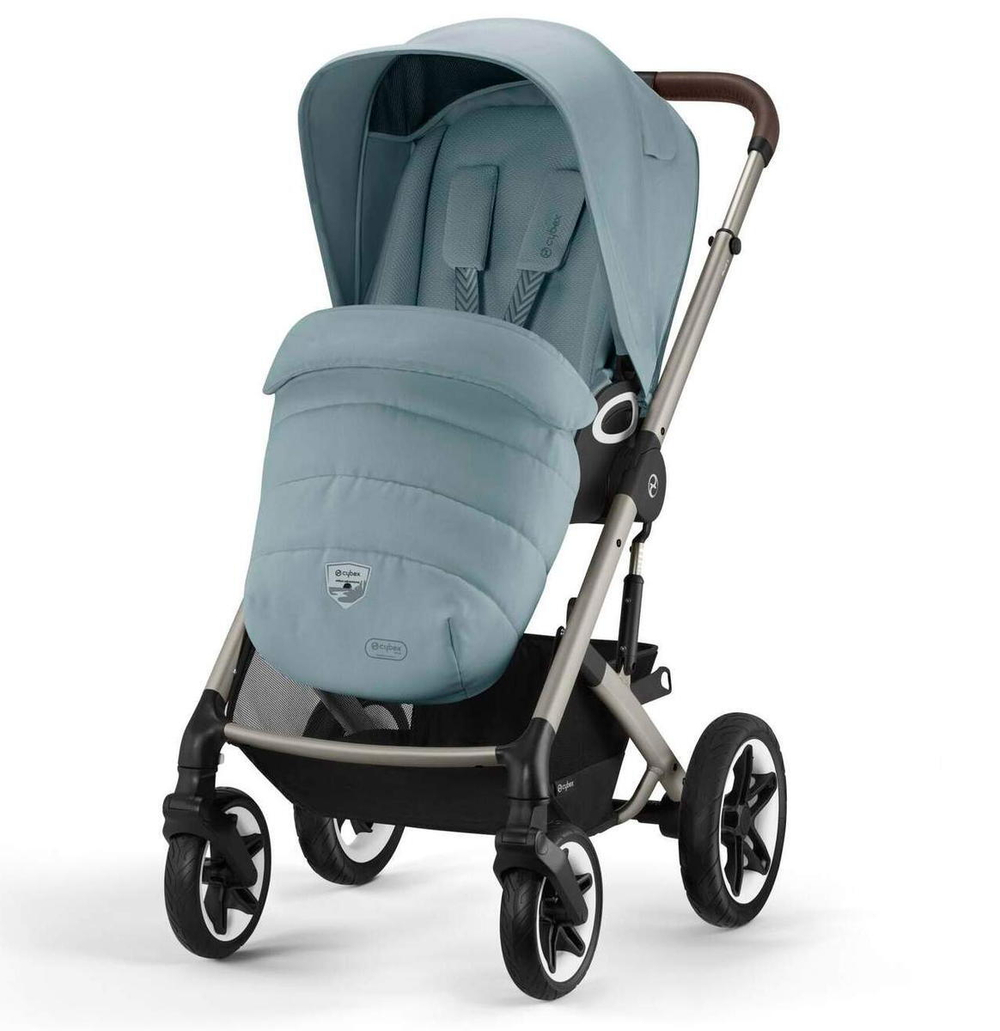 Прогулочная коляска Cybex Talos S Lux TPE Stormy Blue с дождевиком