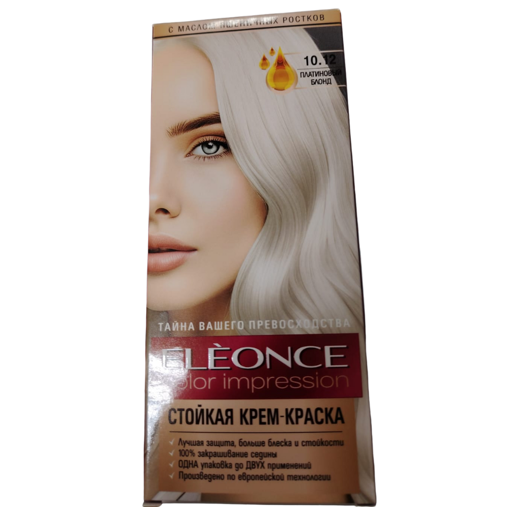 Краска для волос Eleonce №10.12 Платиновый Блонд 25 мл