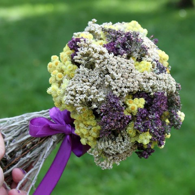 Букет сухоцветов 26х20 см - Волшебство