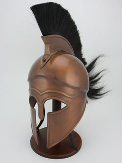 Nautical Шлем коринфский с черным плюмажем