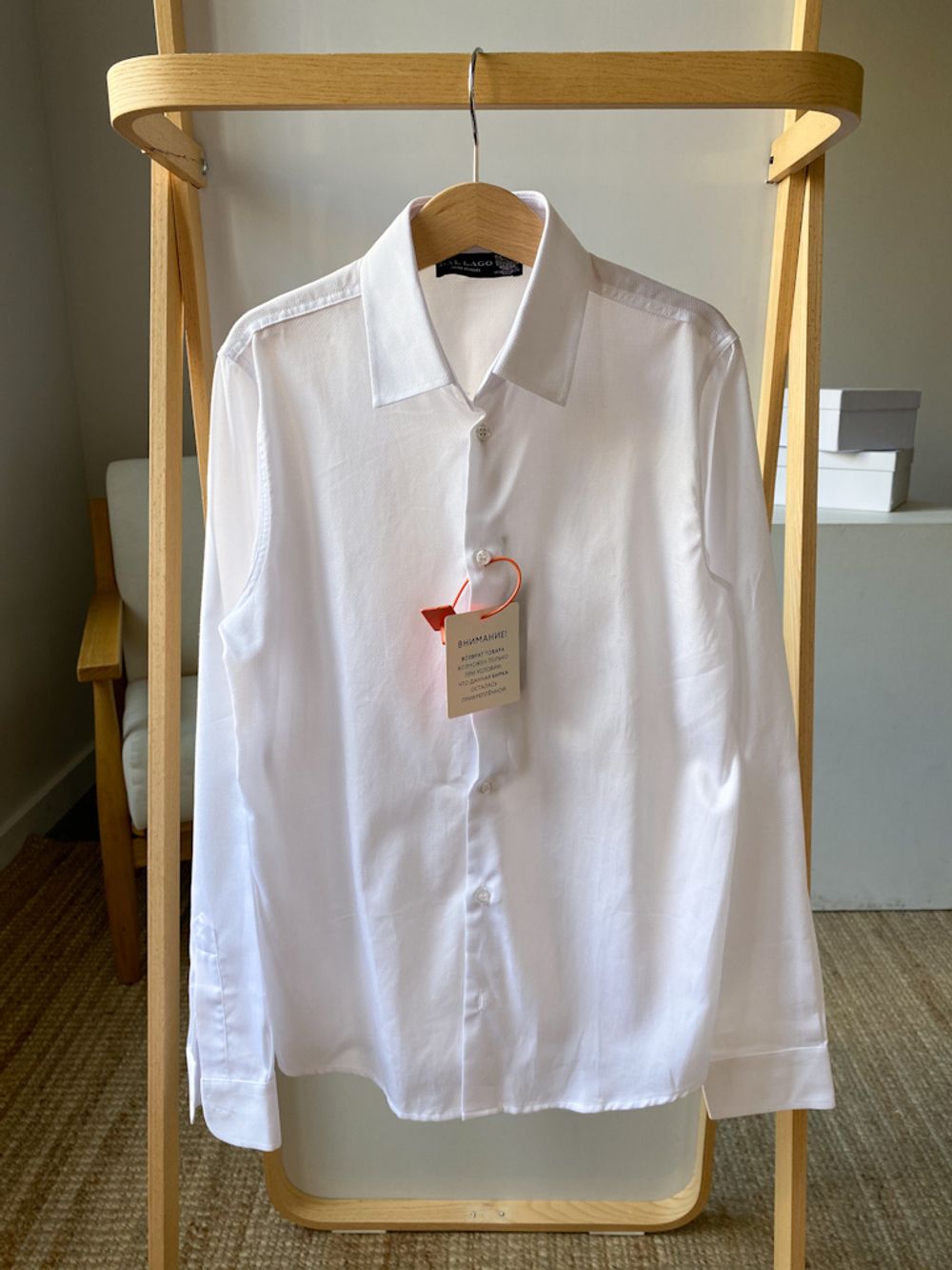 Новая хлопковая рубашка Dal Lago, 146