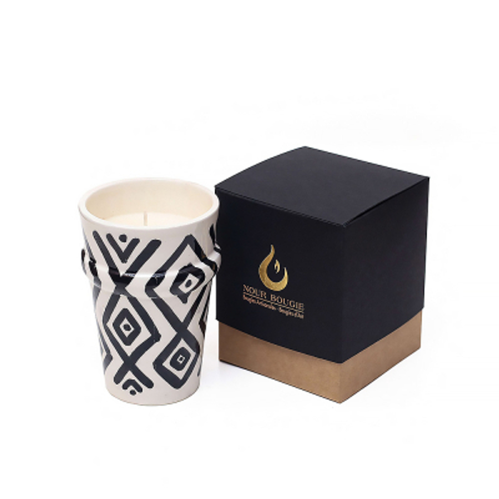 Аромасвеча Nour Bougie Lozana Orange cinnamon 475 г
