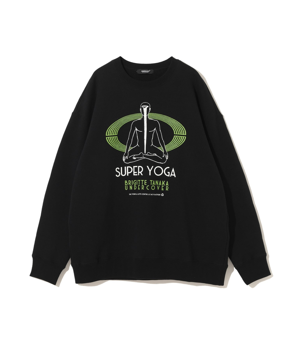 UNDERCOVER x BRIGITTE TANAKA СВИТШОТ ЧЕРНЫЙ SUPER YOGA