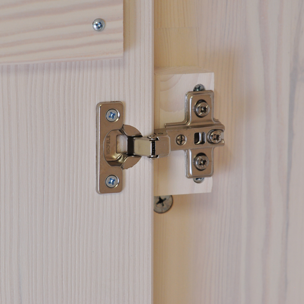 Шкаф распашной для одежды Неаполь из натурального дерева