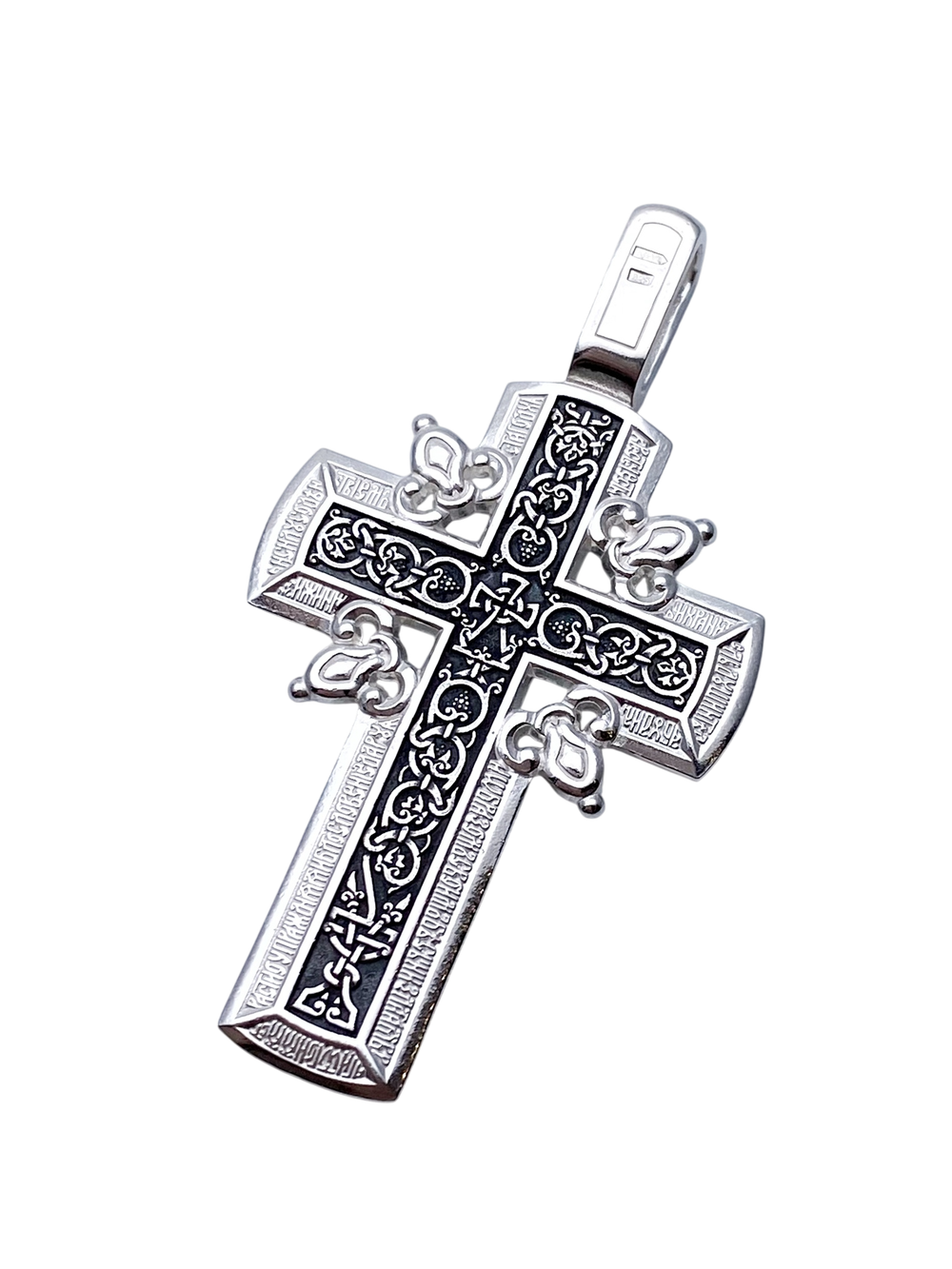 Крест из серебра/Чернение