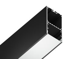 Ambrella Алюминиевый профиль накладной/подвесной "Profile System" 35*67 для светодиодной ленты до 32,8мм Profile System GP3000BK