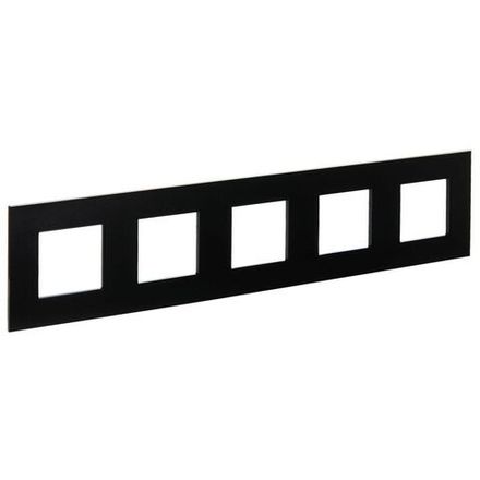 Рамка 5-м SKANDY SK-F35Bl металл черн. IEK SK-M52-M-K02