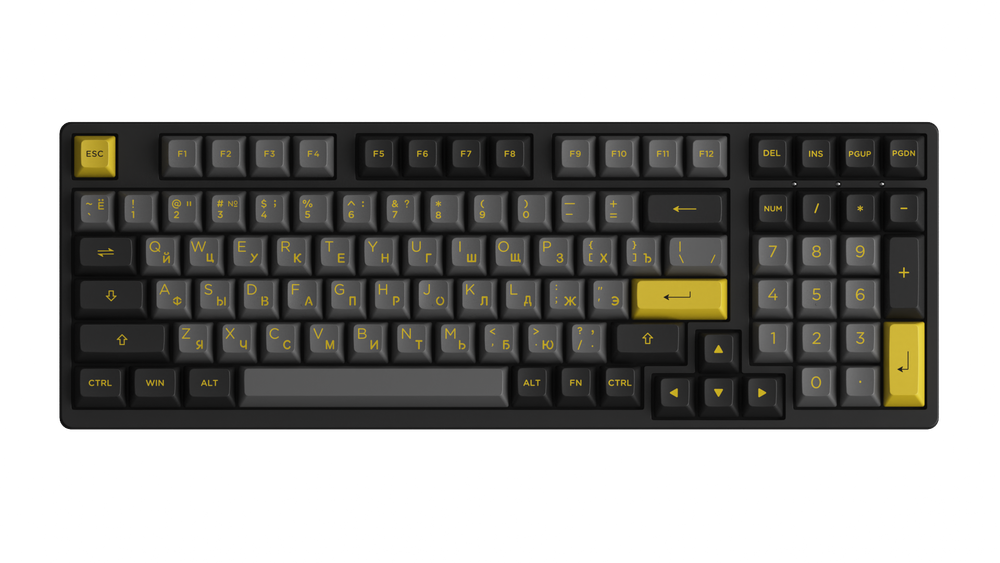 AKKO 3098B Doraemon Macaron  3 Modes RGB Hot Swap  Akko CS Jelly blue Switch,Cherry profile keycap