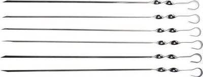 GRINDA Barbecue, 450 мм, 6 шт, набор угловых шампуров (427755)