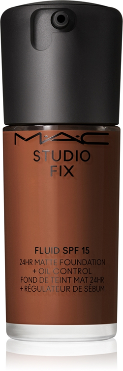 MAC Cosmetics Studio Fix Fluid SPF 15 24HR Matte Foundation + Oil Control - Тональная основа матирующая SPF 15 оттенок NC63, 30 ml