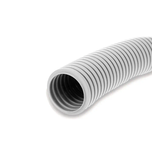 Гофра для кабеля 40 мм без протяжки 5 м PlexUp серая.