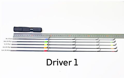 Хлыстик к удочке Driver-1 ML Синий (54см, 5-15гр)