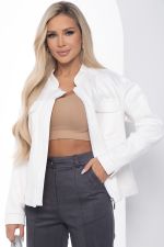 Жакет на молнии Александра (белый) Б8898 LT Collection