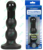 Анальная рельефная пробка TITANMEN MASTER TOOL #3