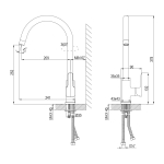 Смеситель Lemark Basis LM3605C для кухни