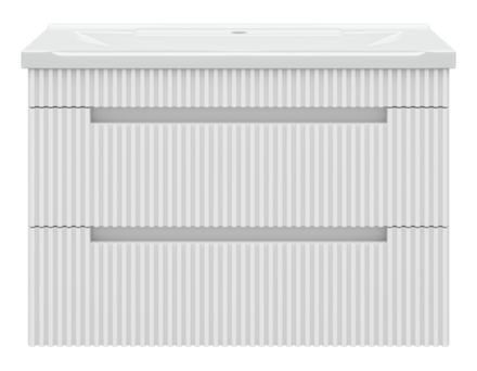 Тумба под раковину Brevita Ariana 80 подвесная (белая)