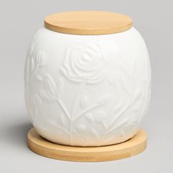 БАНКА LEFARD "MEADOW" С ДЕР.КРЫШКОЙ НА ДЕР.ПОДСТАВКЕ 10*11,5 СМ 600 МЛ