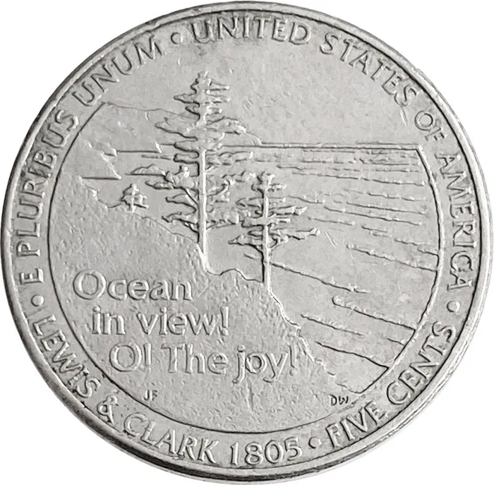 5 центов 2005 США «Выход к океану»