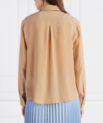 Шелковая рубашка Marella - коричневый(31110235)