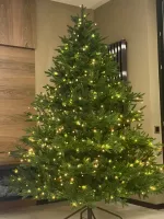 Елка с гирляндой встроенной «Престиж» (Литая хвоя) от 1,2 м до 3 м